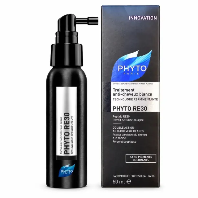 اسپری ضد سفیدی مو فیتو پاریس مدل PHYTO RE30 Anti-Grey Hair Treatment حجم ۵۰ میلی‌لیتر