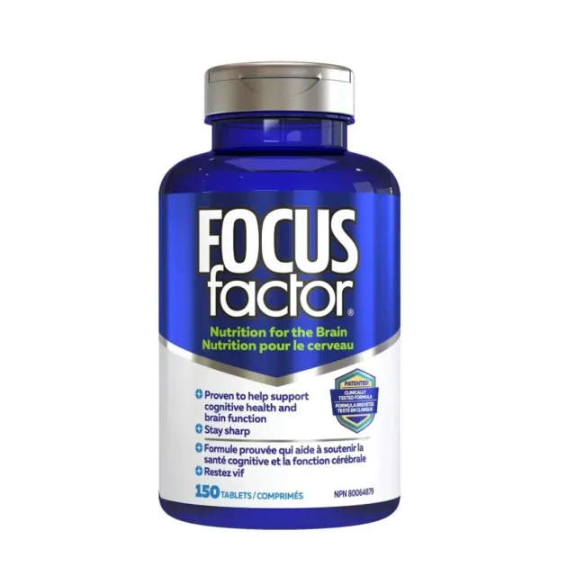 قرص Focus Factor Nutrition for the Brain – مکمل حمایت از حافظه و تمرکز، 150 عددی