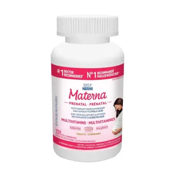 قرص مولتی‌ویتامین پریناتال Nestlé Materna نستله، برای قبل از بارداری، دوران بارداری و شیردهی – 150 Tablets