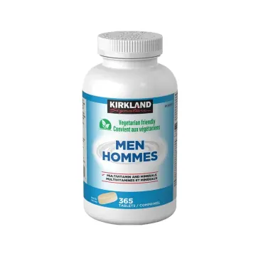 قرص مولتی‌ویتامین و مینرال مردانه Kirkland Signature، بسته ۳۶۵ عددی | Kirkland Signature Men Multivitamin & Minerals – 365 Tablets