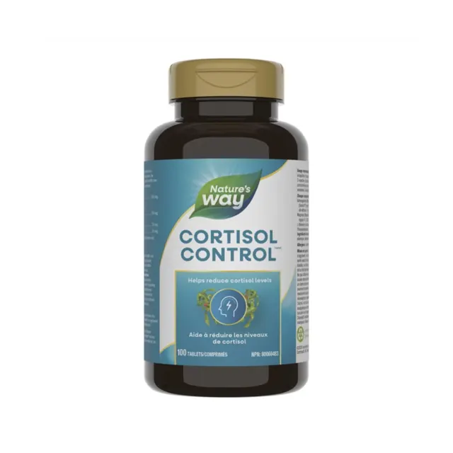 مکمل کنترل کورتیزول نیچرز وی Nature's Way Cortisol Control، ۱۰۰ قرص