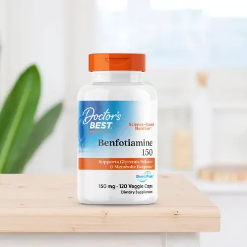 کپسول بنفوتیامین دکترز بست ۱۵۰ میلی‌گرم – ۱۲۰ عددی (Doctor’s Best Benfotiamine 150 mg – 120 Veggie Capsules)